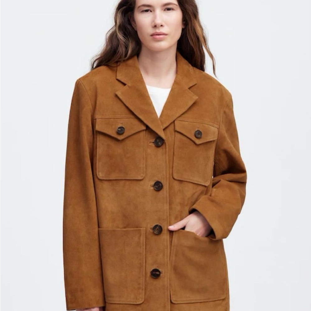 Brand New Madewell Suede Blazer Jacket